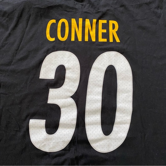 NWT Pro Line NFL Pittsburgh Steelers James Conner #30 Black T-Shirt Size Large - Picture 8 of 9